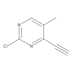 2-Chloro-4-ethynyl-5-methylpyrimidine Structure