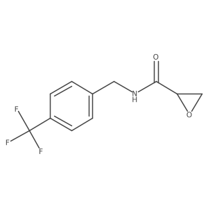 N-[[4-(Trifluoromethyl)phenyl]methyl]oxirane-2-carboxamide结构式