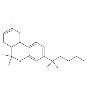 (6aR,10aR)-3-(1,1-Dimethylpentyl)-6a,7,10,10a-tetrahydro-6,6,9-trimethyl-6H-dibenzo[b,d]pyran结构式
