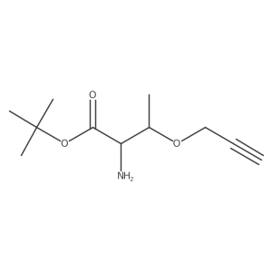 tert-butyl (2S,3R)-2-amino-3-(prop-2-yn-1-yloxy)butanoate Structure