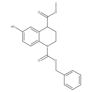 1-Benzyl 4-methyl 6-hydroxy-1,2,3,4-tetrahydroquinoline-1,4-dicarboxylate Structure