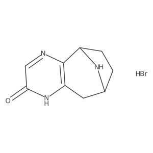1,5,6,7,8,9-Hexahydro-2H-5,8-epiminocyclohepta[b]pyrazin-2-one hydrobromide Structure
