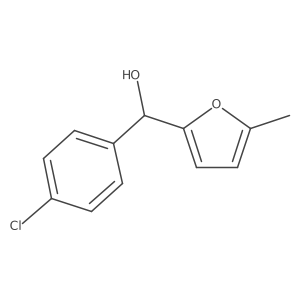 I+/--(4-Chlorophenyl)-5-methyl-2-furanmethanol Structure