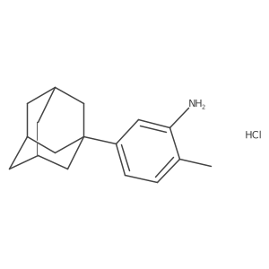 [5-(1-Adamantyl)-2-methylphenyl]amine hydrochloride Structure