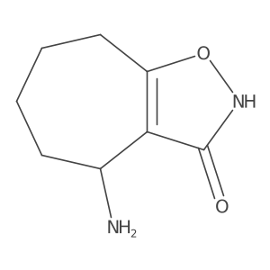 4-Amino-4H,5H,6H,7H,8H-cyclohepta[d][1,2]oxazol-3-ol结构式