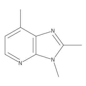 2,3,7-Trimethyl-3H-imidazo[4,5-b]pyridine结构式