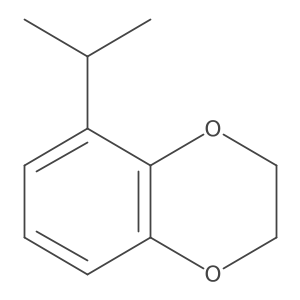 5-Isopropyl-2,3-dihydrobenzo[b][1,4]dioxine Structure