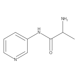 2-Amino-N-(pyridin-3-YL)propanamide结构式