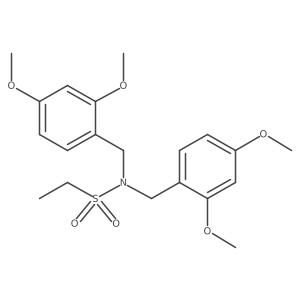 N,n-bis(2,4-dimethoxybenzyl)ethanesulfonamide结构式