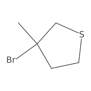 3-Bromo-3-methyltetrahydrothiophene结构式