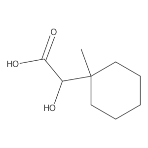 2-Hydroxy-2-(1-methylcyclohexyl)acetic acid Structure
