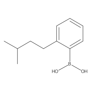(2-Isopentylphenyl)boronic acid Structure