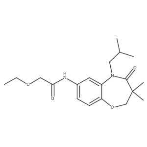 2-ethoxy-N-(5-isobutyl-3,3-dimethyl-4-oxo-2,3,4,5-tetrahydrobenzo[b][1,4]oxazepin-7-yl)acetamide Structure