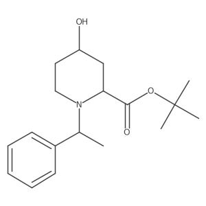 Tert-butyl 4-hydroxy-1-[(1S)-1-phenylethyl]piperidine-2-carboxylate Structure