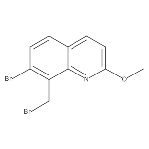 7-Bromo-8-bromomethyl-2-methoxyquinoline Structure