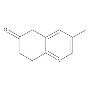 3-Methyl-5,6,7,8-tetrahydroquinolin-6-one结构式