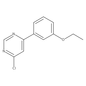 4-Chloro-6-(3-ethoxyphenyl)pyrimidine结构式