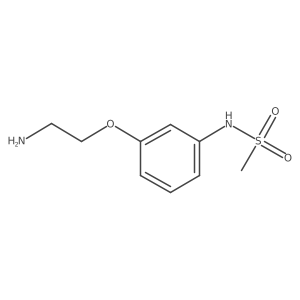 N-[3-(2-aminoethoxy)phenyl]methanesulfonamide结构式