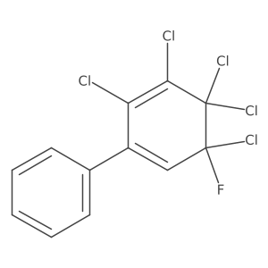 5-Fluoro-2,3,4,4,5-pentachlorobiphenyl Structure