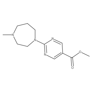 Methyl 2-(4-methyl-1,4-diazepan-1-yl)pyrimidine-5-carboxylate Structure