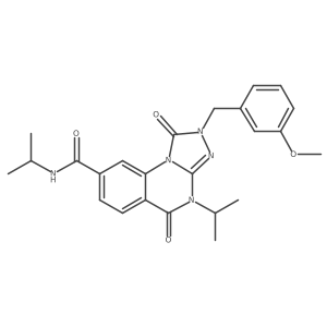 N,4-diisopropyl-2-(3-methoxybenzyl)-1,5-dioxo-1,2,4,5-tetrahydro-[1,2,4]triazolo[4,3-a]quinazoline-8-carboxamide Structure