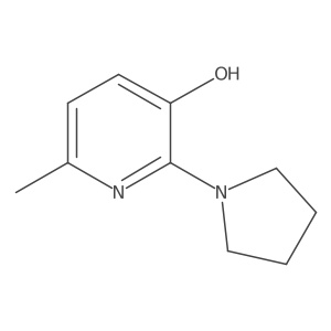 6-methyl-2-pyrrolidin-1-yl-pyridin-3-ol结构式
