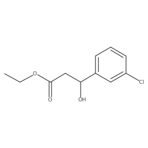 Ethyl (S)-3-(3-chlorophenyl)-3-hydroxypropanoate结构式