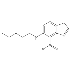 4-Nitro-N-pentyl-5-benzothiazolamine Structure