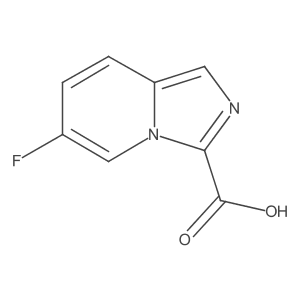 6-Fluoroimidazo[1,5-a]pyridine-3-carboxylic Acid结构式