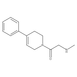 2-(methylamino)-1-(4-phenyl-3,6-dihydropyridin-1(2H)-yl)ethan-1-one Structure