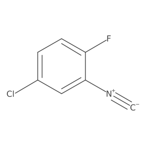 4-Chloro-1-fluoro-2-isocyanobenzene结构式