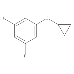 1-Cyclopropoxy-3-fluoro-5-iodobenzene Structure