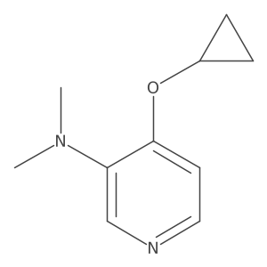 4-Cyclopropoxy-N,N-dimethylpyridin-3-amine Structure