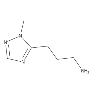 3-(1-methyl-1H-1,2,4-triazol-5-yl)propan-1-amine Structure