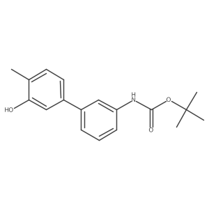 5-(3-BOC-Aminophenyl)-2-methylphenol结构式