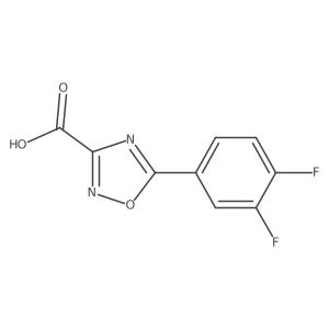 5-(3,4-Difluorophenyl)-1,2,4-oxadiazole-3-carboxylic acid Structure