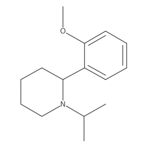1-Isopropyl-2-(2-methoxyphenyl)piperidine结构式
