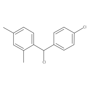 Benzene, 1-[chloro(4-chlorophenyl)methyl]-2,4-dimethyl- Structure