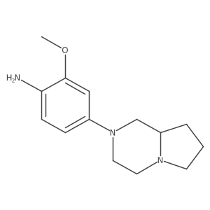 4-(hexahydropyrrolo[1,2-a]pyrazin-2(1H)-yl)-2-methoxyaniline Structure