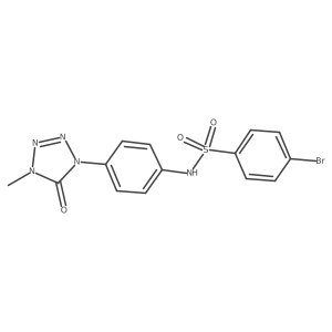 4-bromo-N-(4-(4-methyl-5-oxo-4,5-dihydro-1H-tetrazol-1-yl)phenyl)benzenesulfonamide Structure