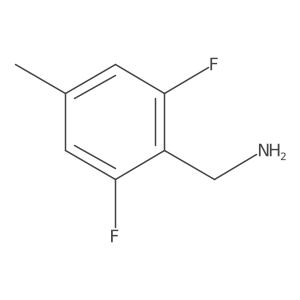 (2,6-Difluoro-4-methylphenyl)methanamine Structure