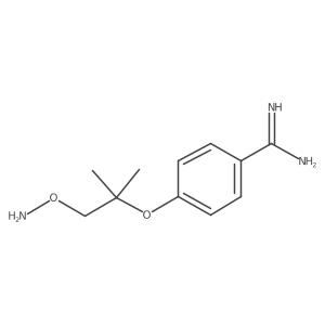4-[2-(Aminooxy)-1,1-dimethylethoxy]benzenecarboximidamide Structure
