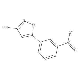 5-(3-Nitrophenyl)isoxazol-3-amine Structure