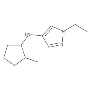 1-ethyl-N-(2-methylcyclopentyl)-1H-pyrazol-4-amine结构式