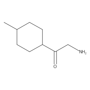 2-Amino-1-(4-methylcyclohexyl)ethan-1-one结构式