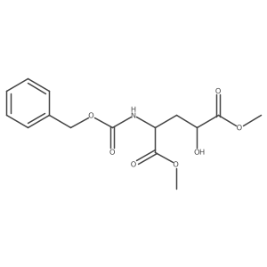 Dimethyl (2S,4S)-2-(((benzyloxy)carbonyl)amino)-4-hydroxypentanedioate Structure