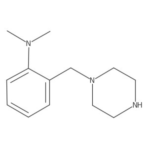 N,N-dimethyl-2-[(piperazin-1-yl)methyl]aniline Structure