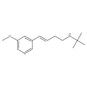 Tert-butyl[4-(5-methoxypyridin-3-yl)but-3-en-1-yl]amine结构式