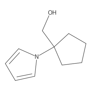 (1-(1H-pyrrol-1-yl)cyclopentyl)methanol结构式