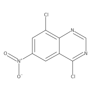 4,8-Dichloro-6-nitroquinazoline结构式